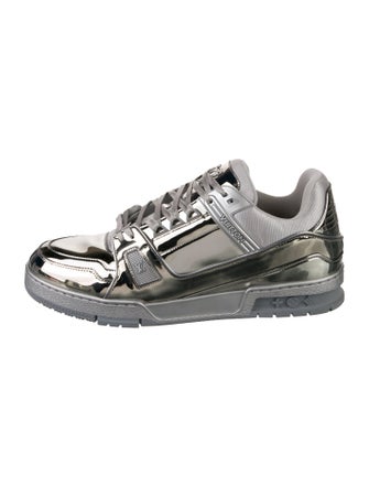 Louis Vuitton LV Trainer 'Silver Mirror' Sneakers