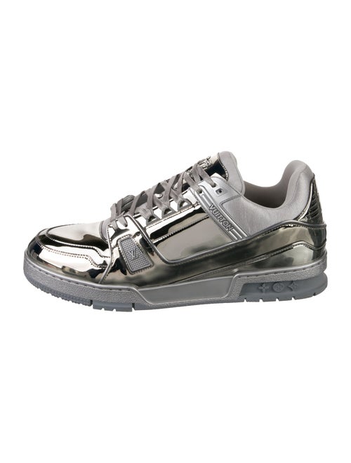 Louis Vuitton LV Trainer 'Silver Mirror' Sneakers
