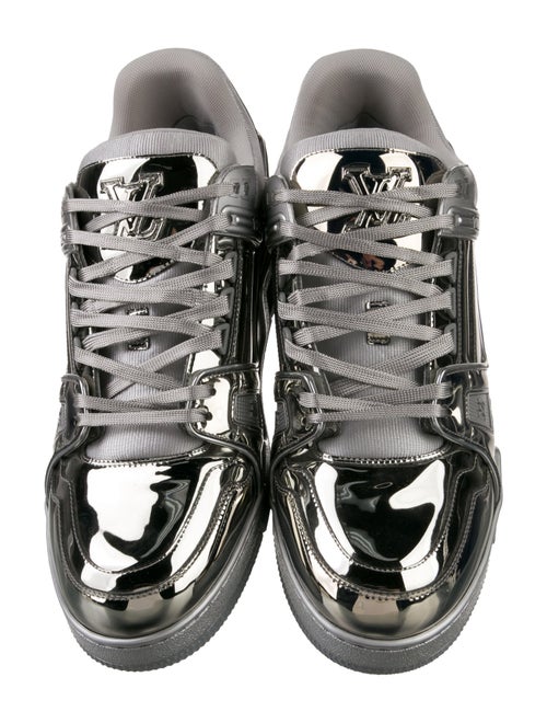 Louis Vuitton LV Trainer 'Silver Mirror' Sneakers