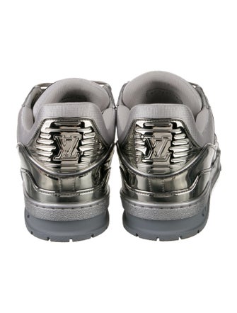 Louis Vuitton LV Trainer 'Silver Mirror' Sneakers