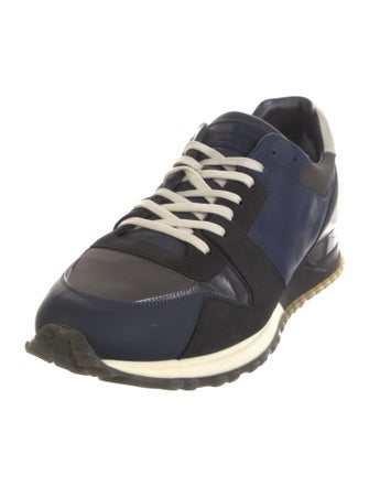 Louis Vuitton Leather Printed Athletic Sneakers