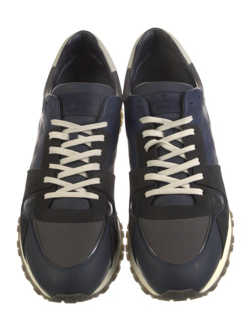 Louis Vuitton Leather Printed Athletic Sneakers