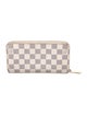 Louis Vuitton Damier Azur Pattern Coated Canvas Zippy Wallet