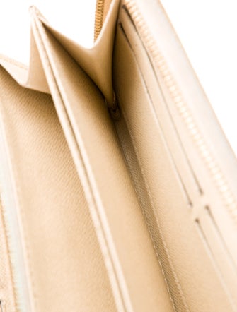 Louis Vuitton Damier Azur Pattern Coated Canvas Zippy Wallet