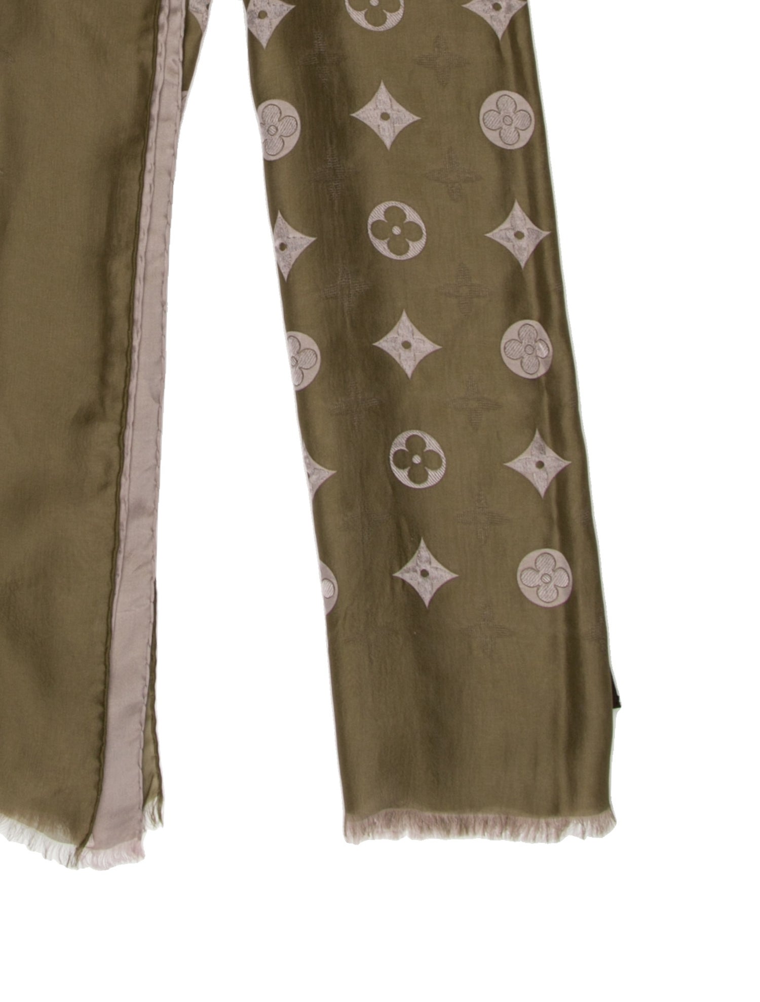 Louis Vuitton Silk LV Monogram Scarf