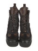 Louis Vuitton LV Monogram Canvas Combat Boots