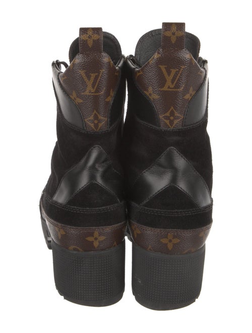 Louis Vuitton LV Monogram Canvas Combat Boots