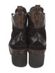 Louis Vuitton LV Monogram Canvas Combat Boots