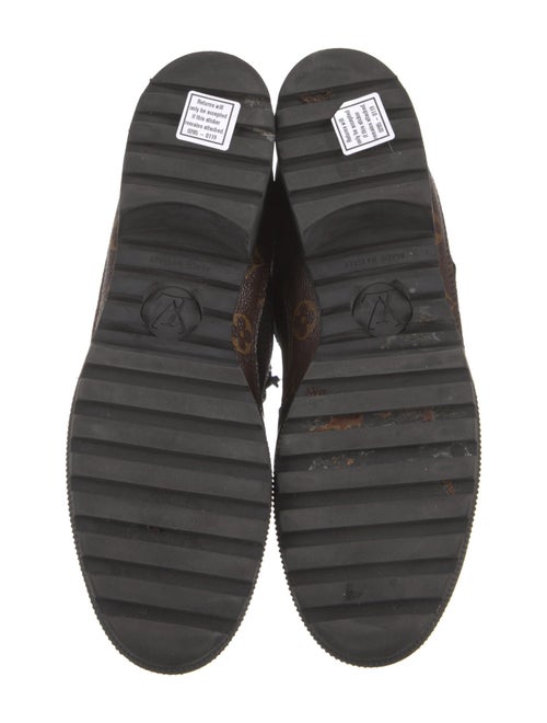 Louis Vuitton LV Monogram Canvas Combat Boots