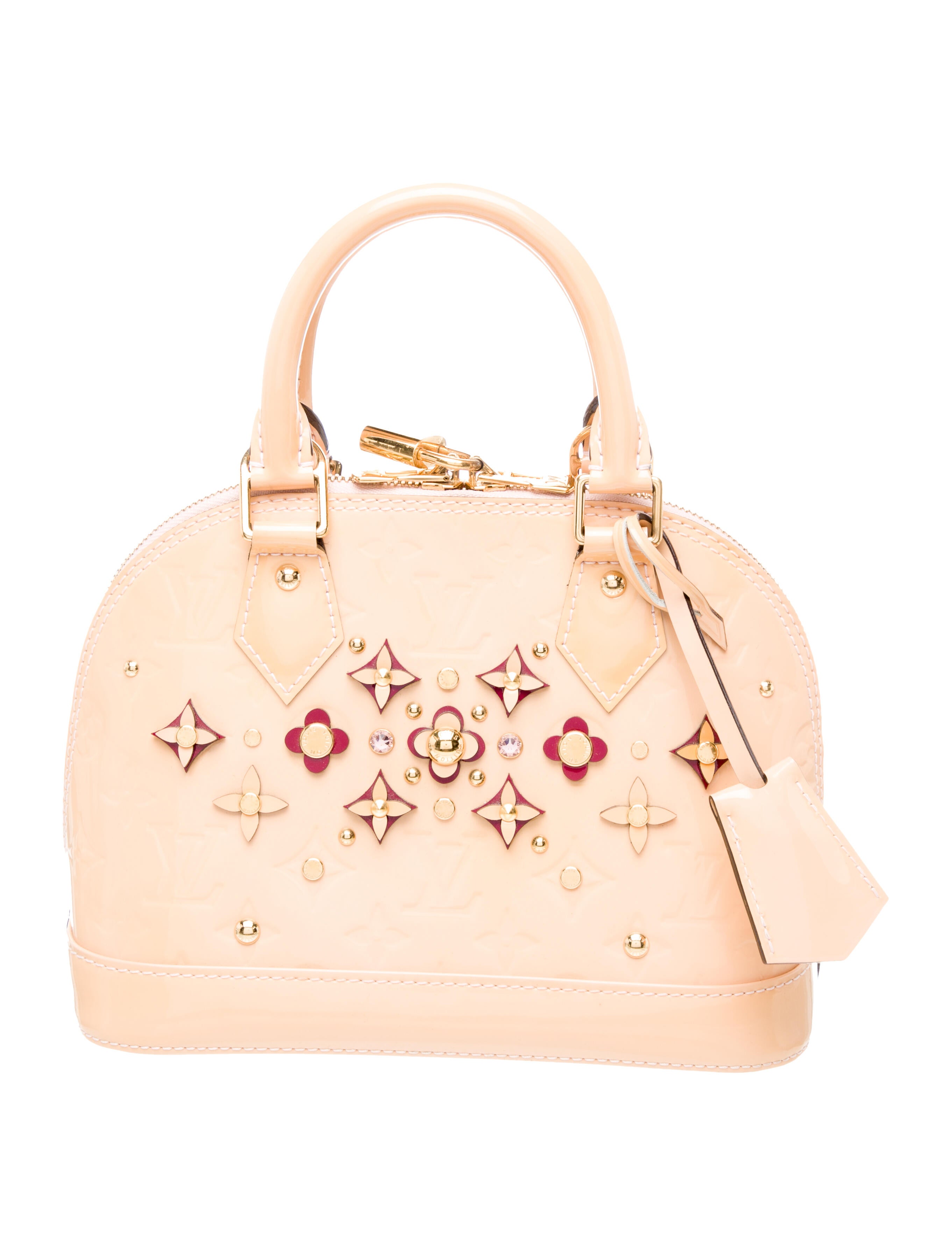 Louis Vuitton Monogram Flowers Vernis Alma BB