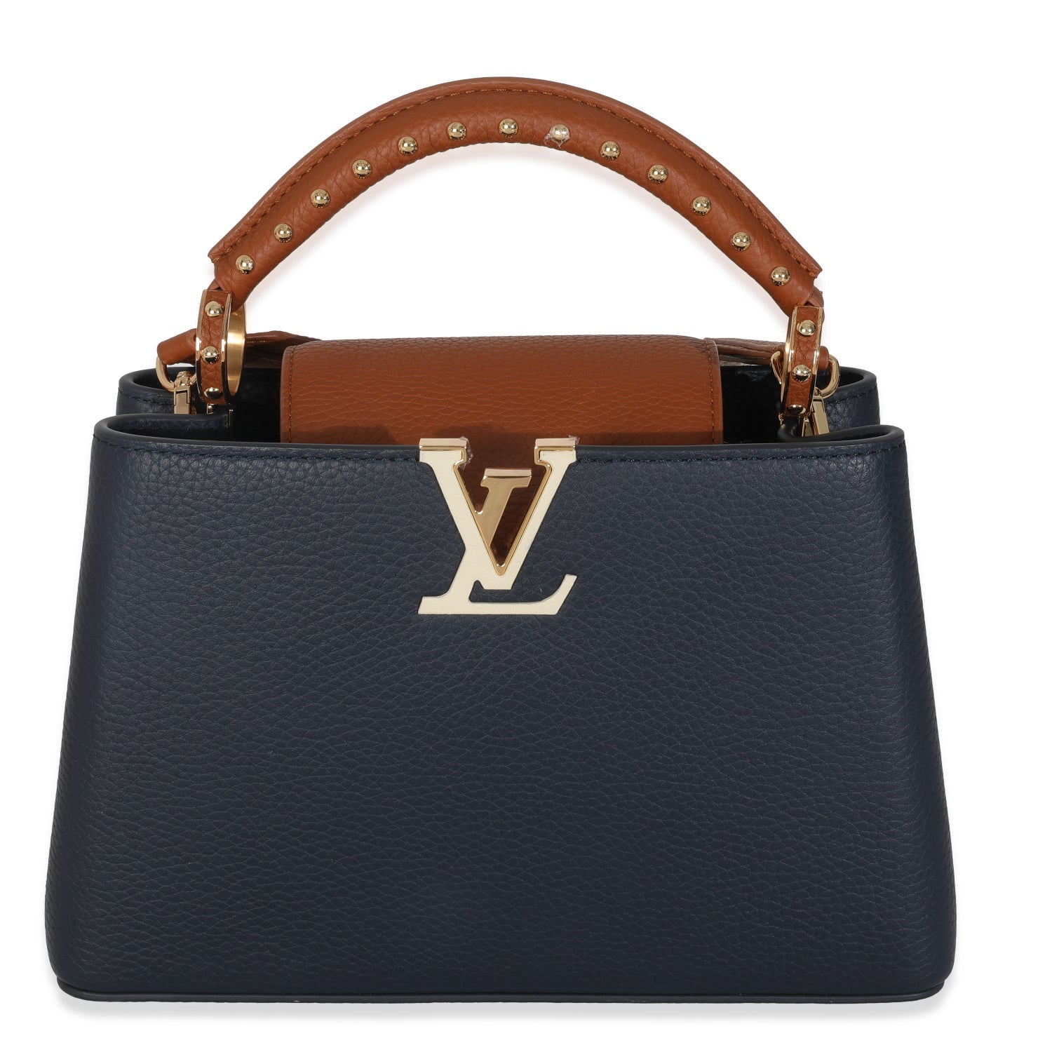 Louis Vuitton Taurillon Studded Capucines BB