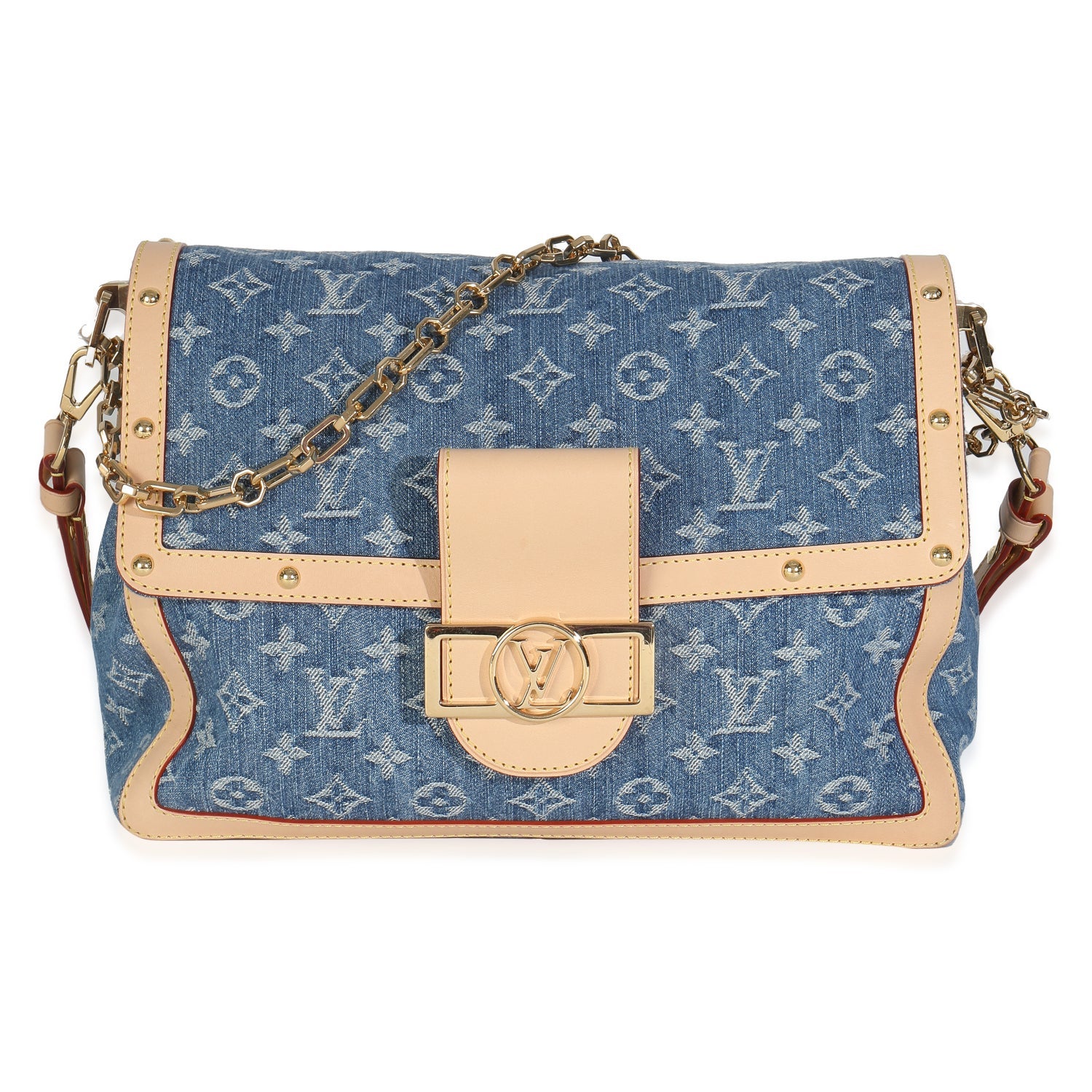 Louis Vuitton Monogram Denim Soft Dauphine GM