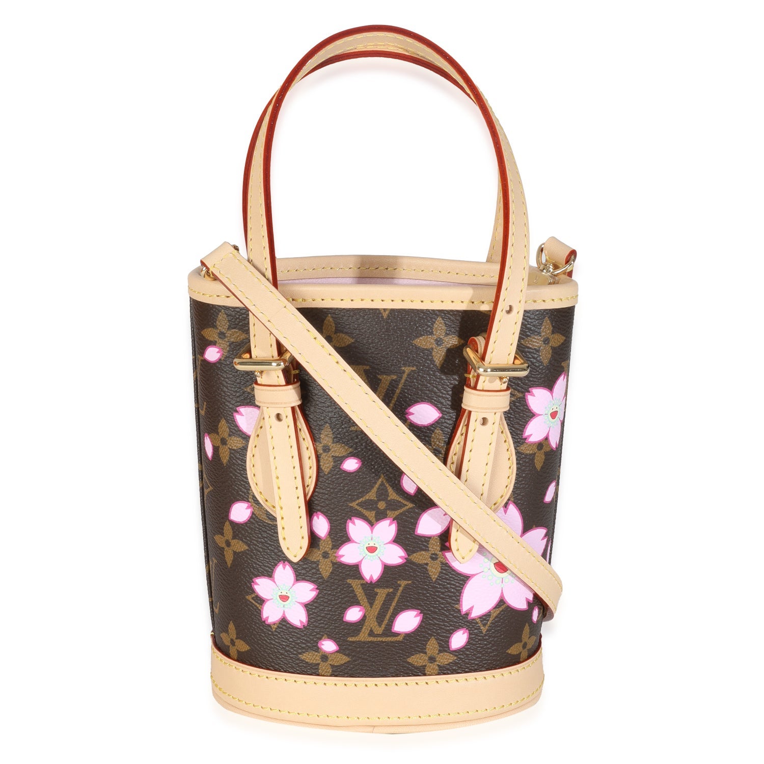 Louis Vuitton x Takashi Murakami Cherry Blossom Nano Bucket w/ Tags