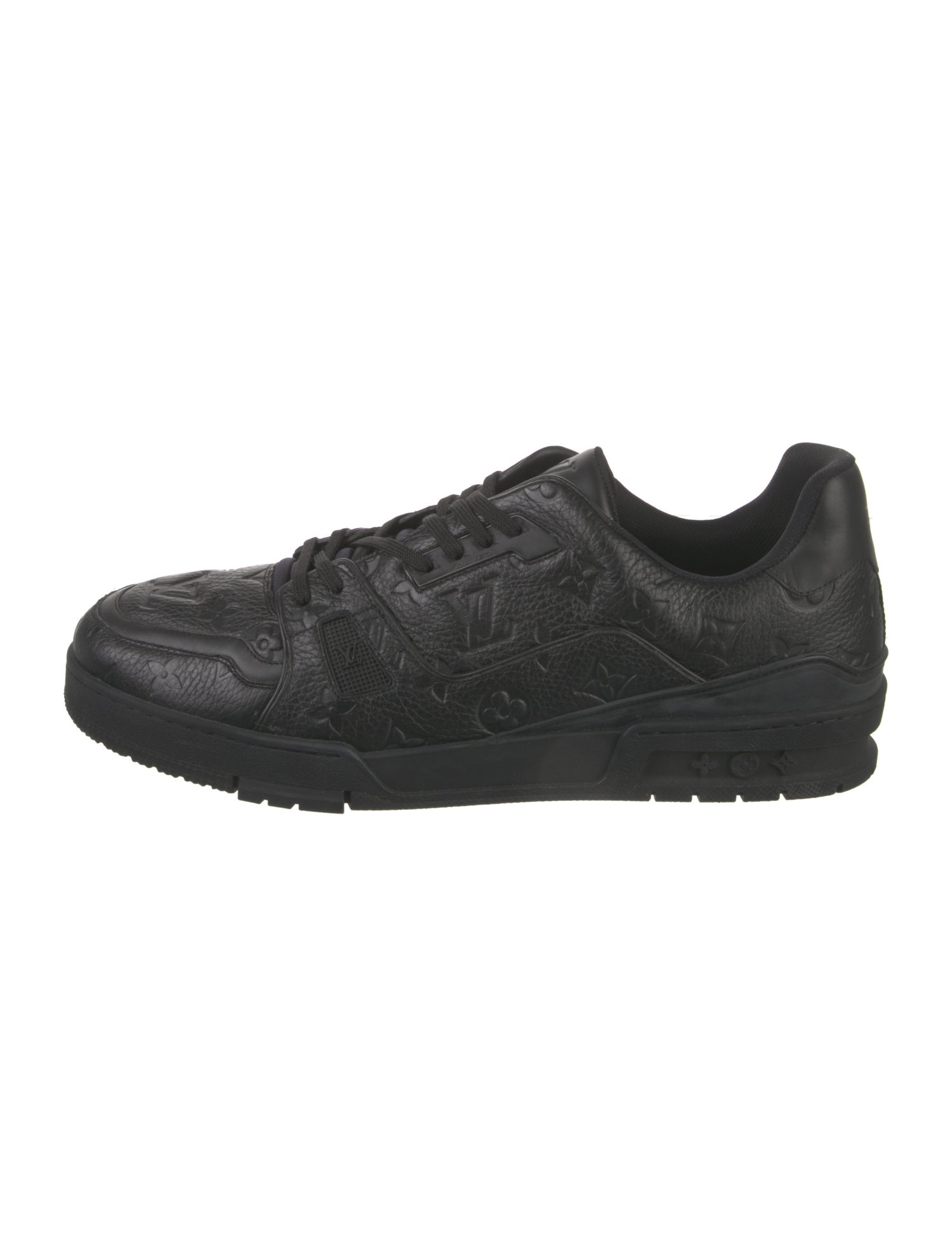 Louis Vuitton Monogram Embossed LV Trainer Sneakers