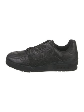 Louis Vuitton Monogram Embossed LV Trainer Sneakers