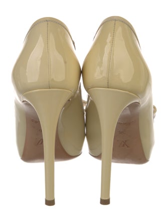 Louis Vuitton Damier Azur Pattern Patent Leather Pumps