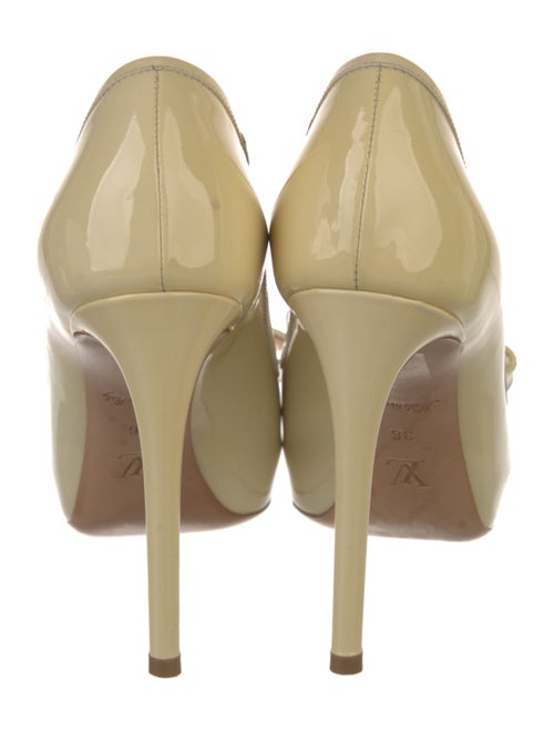 Louis Vuitton Damier Azur Pattern Patent Leather Pumps