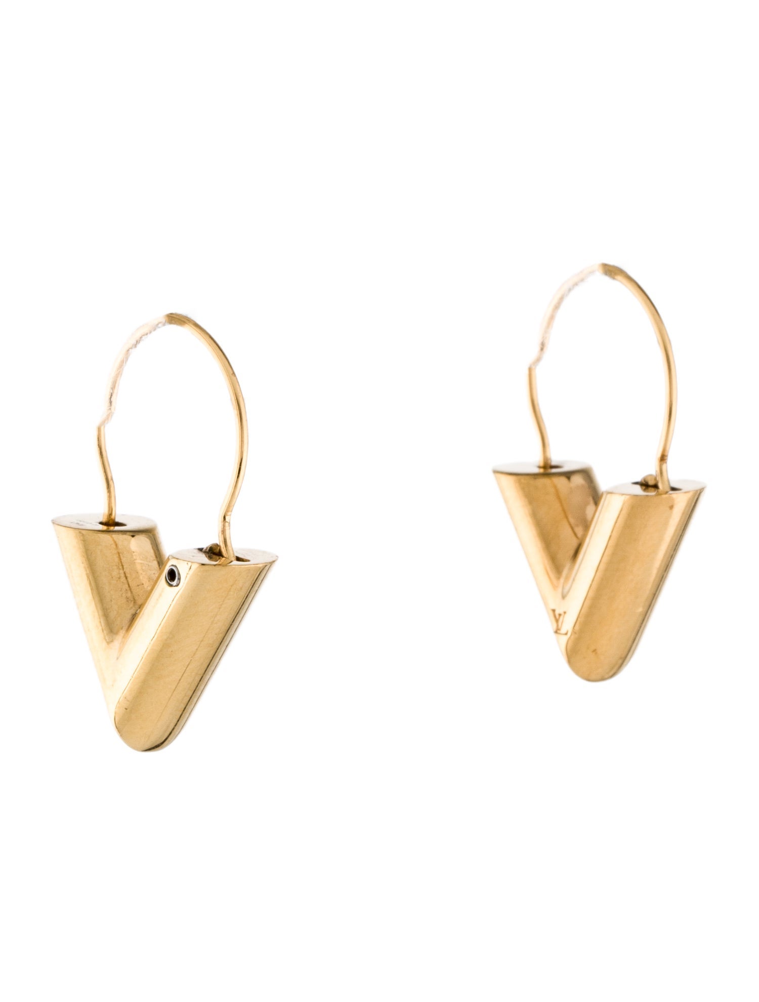 Louis Vuitton Essential V Hoop Earrings