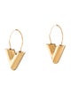 Louis Vuitton Essential V Hoop Earrings
