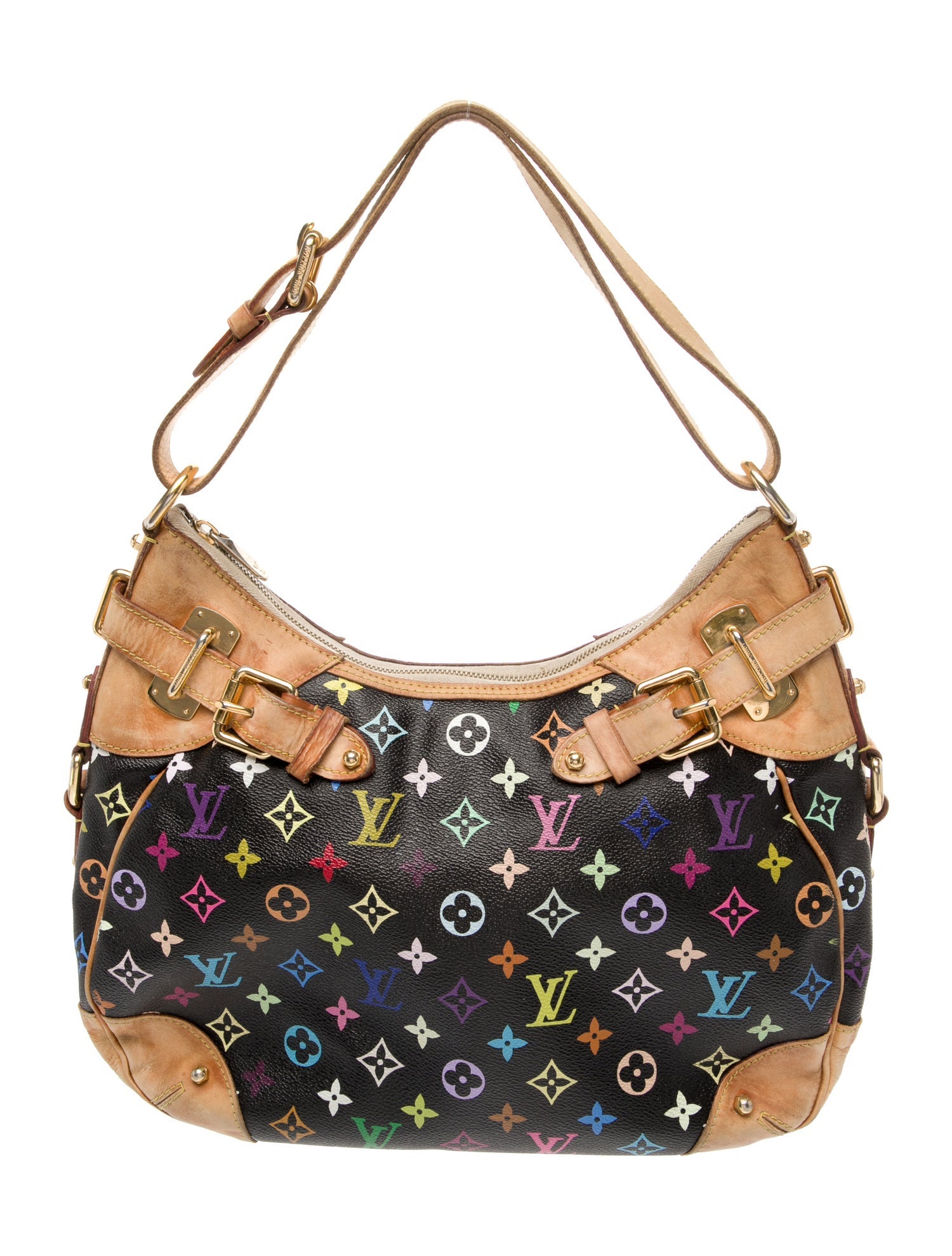 Louis Vuitton Multicolore Monogram x Murakami Monogram Greta Hobo Bag Vintage