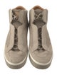 Louis Vuitton Signature Logo Suede Sneakers