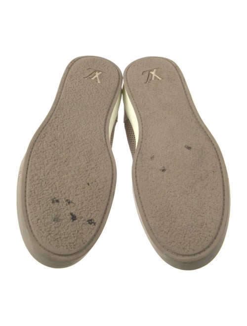 Louis Vuitton Signature Logo Suede Sneakers