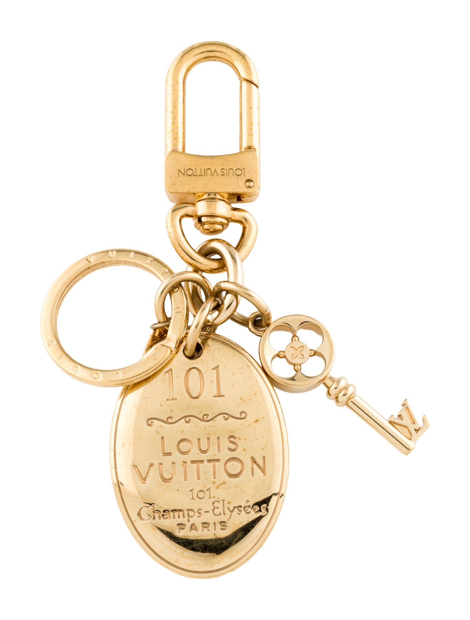 Louis Vuitton 101 Champs-Elysees Maison Key Holder And Bag Charm