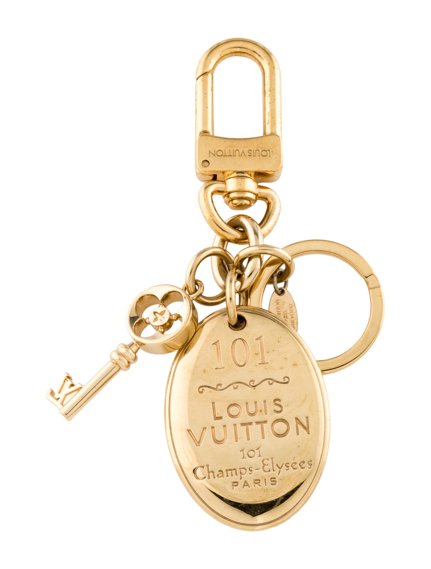 Louis Vuitton 101 Champs-Elysees Maison Key Holder And Bag Charm