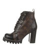Louis Vuitton LV Monogram Lace-Up Boots