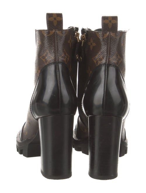 Louis Vuitton LV Monogram Lace-Up Boots