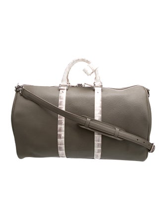 Louis Vuitton Calfskin Keepall Bandouliere 45