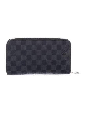 Louis Vuitton Damier Graphite Pattern Coated Canvas Zippy Organizer Wallet