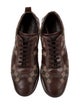 Louis Vuitton Damier Ebene Pattern Leather Sneakers