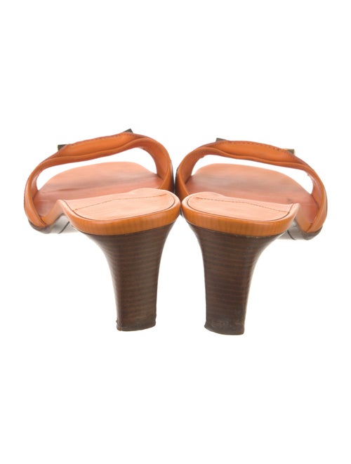 Louis Vuitton LV Monogram Leather Slides