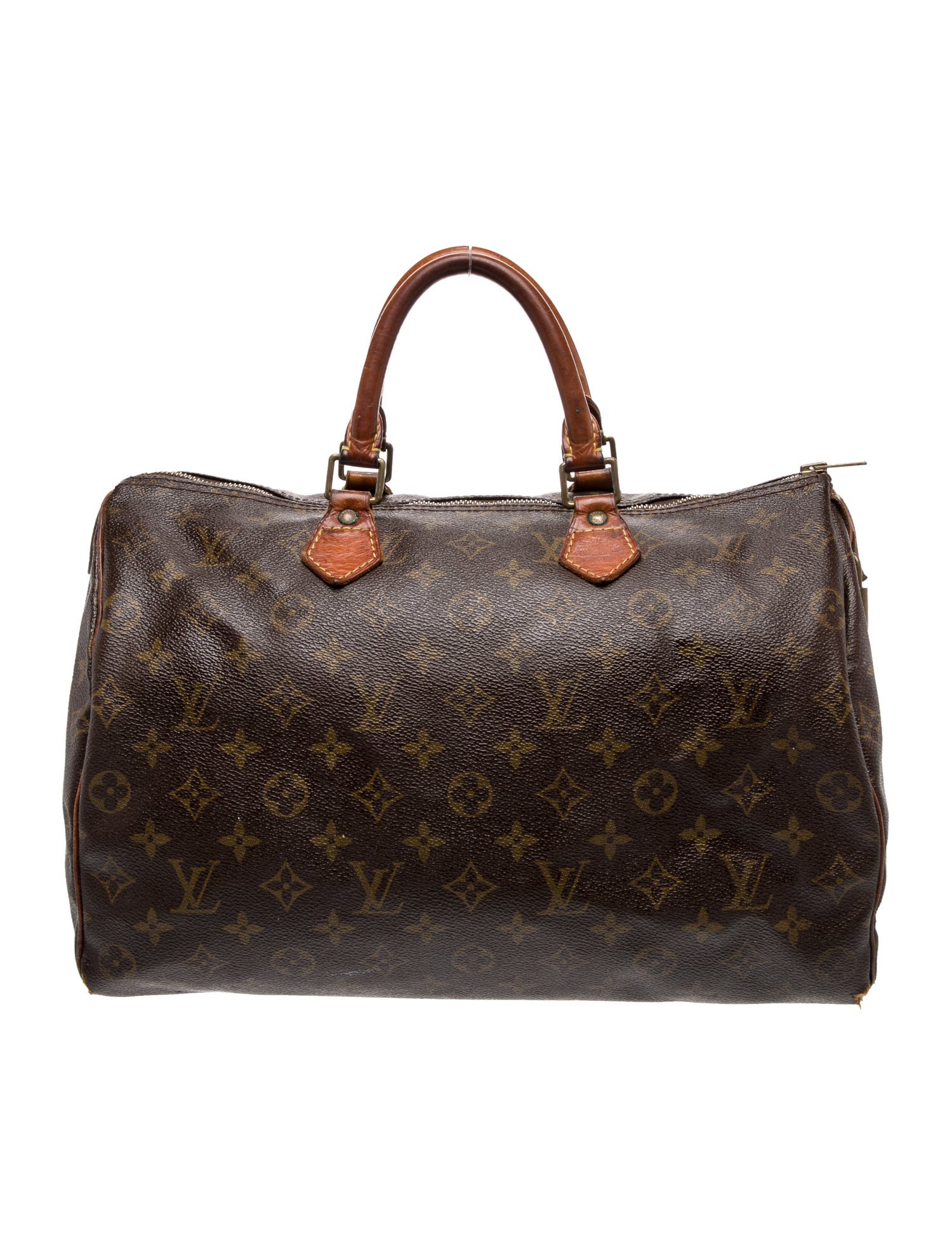 Louis Vuitton LV Monogram Speedy 35 Vintage
