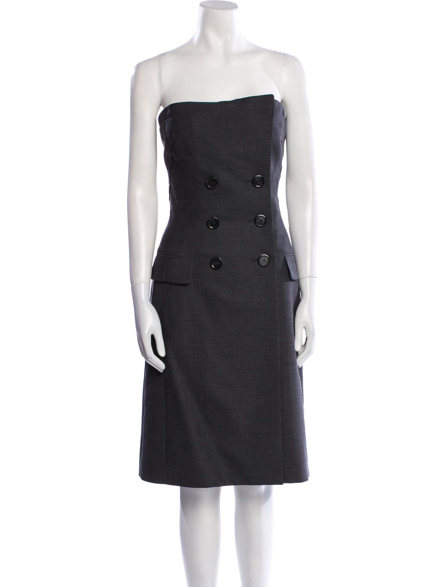 Louis Vuitton Strapless Mini Dress