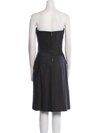 Louis Vuitton Strapless Mini Dress