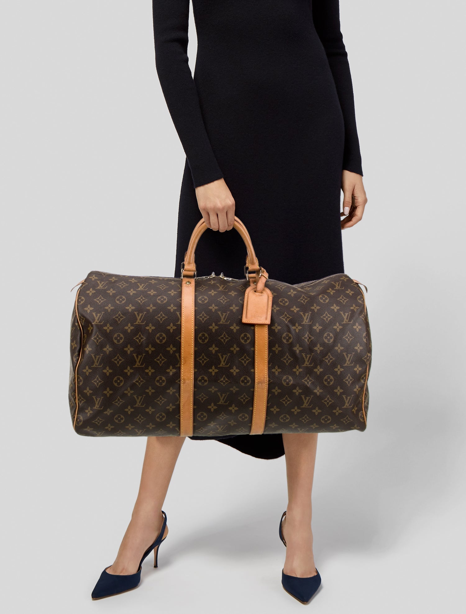 Louis Vuitton LV Monogram Keepall 55 Vintage