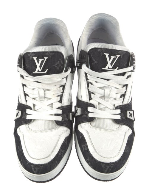 Louis Vuitton Monogram Pattern Leather Chunky Sneakers