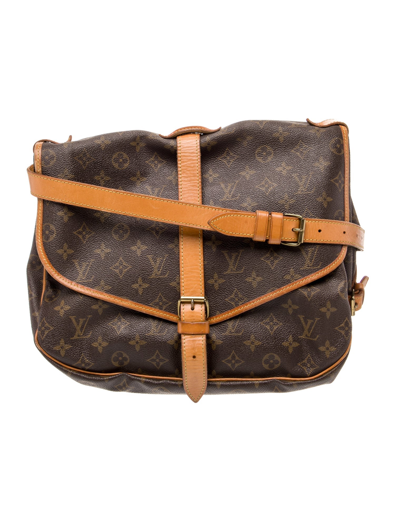 Louis Vuitton LV Monogram Saumur 35 Vintage
