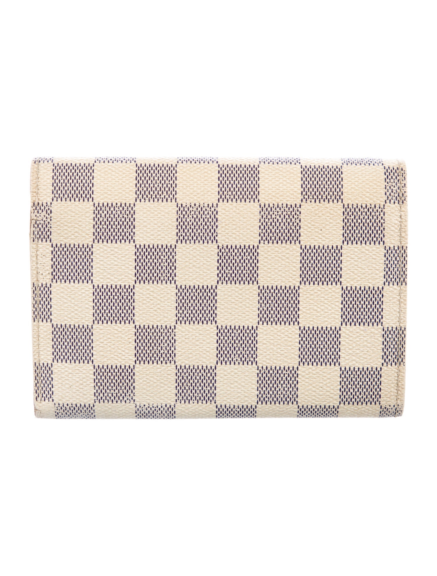 Louis Vuitton 2008 Damier Azur Pattern Alexandra Wallet