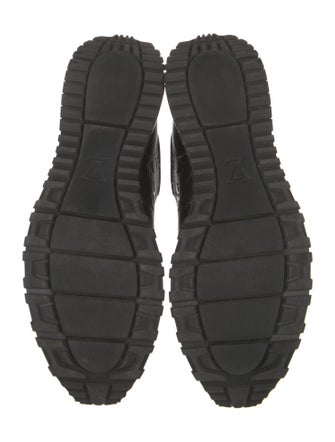 Louis Vuitton Signature Logo Leather Sneakers