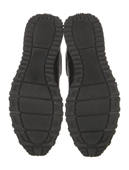 Louis Vuitton Signature Logo Leather Sneakers
