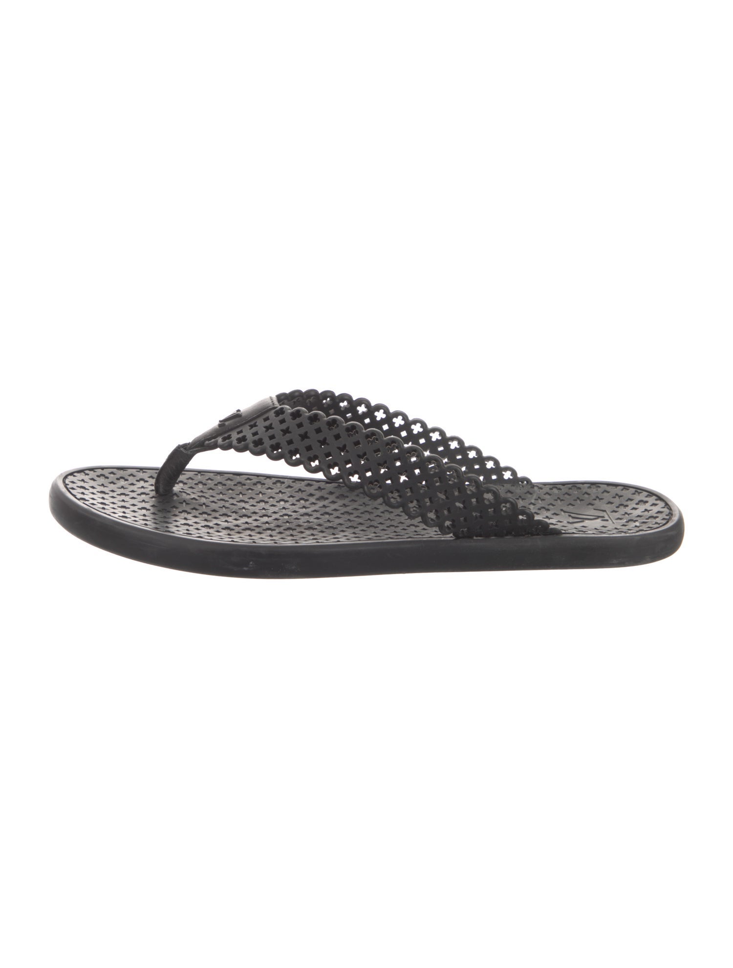 Louis Vuitton LV Monogram Rubber Flip Flops