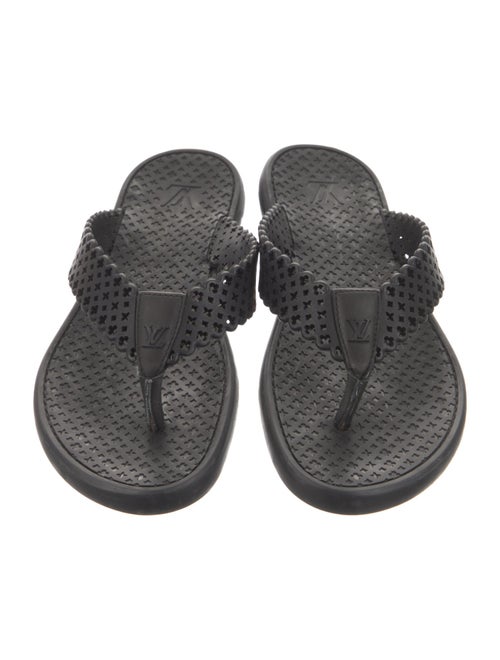 Louis Vuitton LV Monogram Rubber Flip Flops