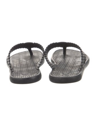 Louis Vuitton LV Monogram Rubber Flip Flops