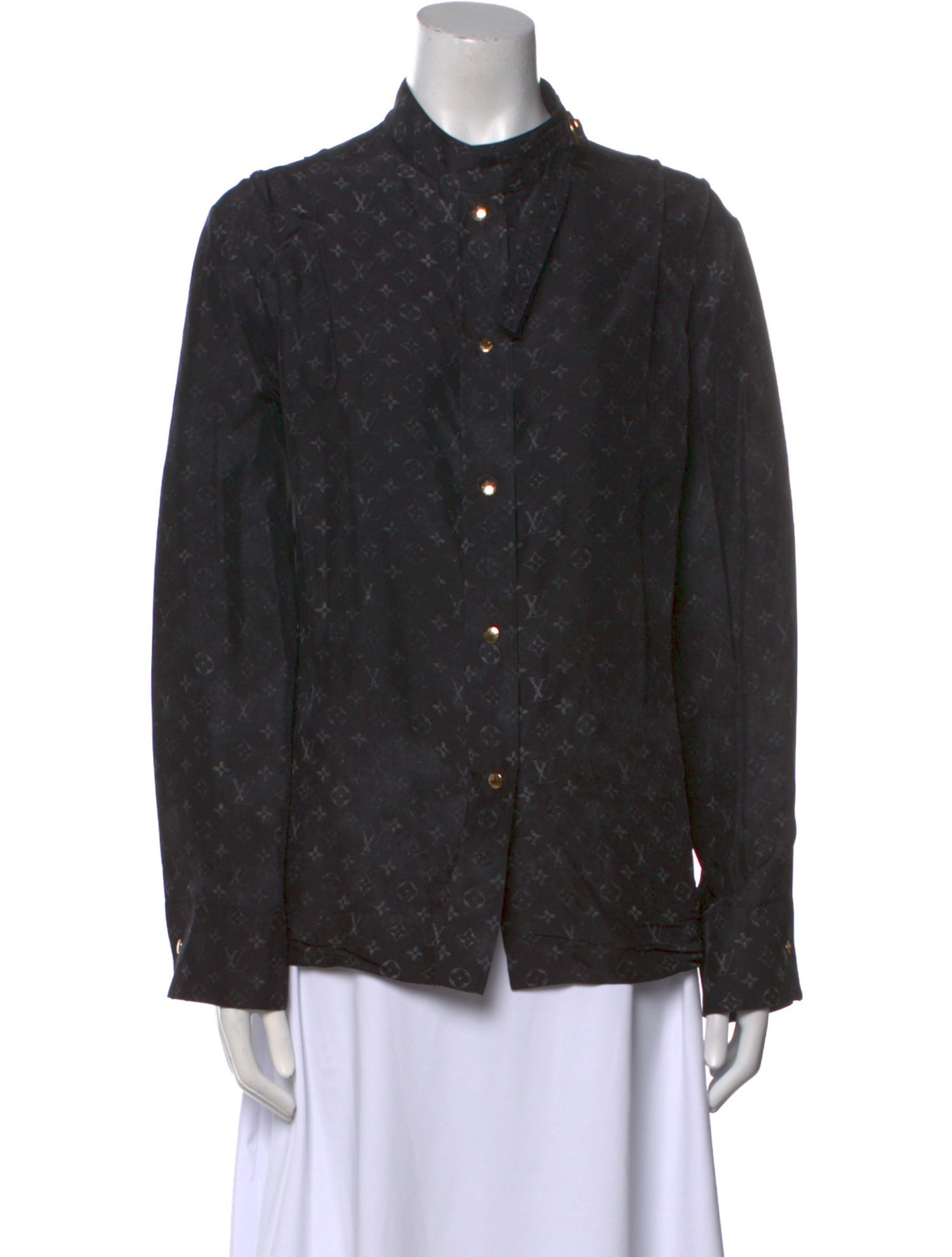 Louis Vuitton 2023 Silk Button-Up Top