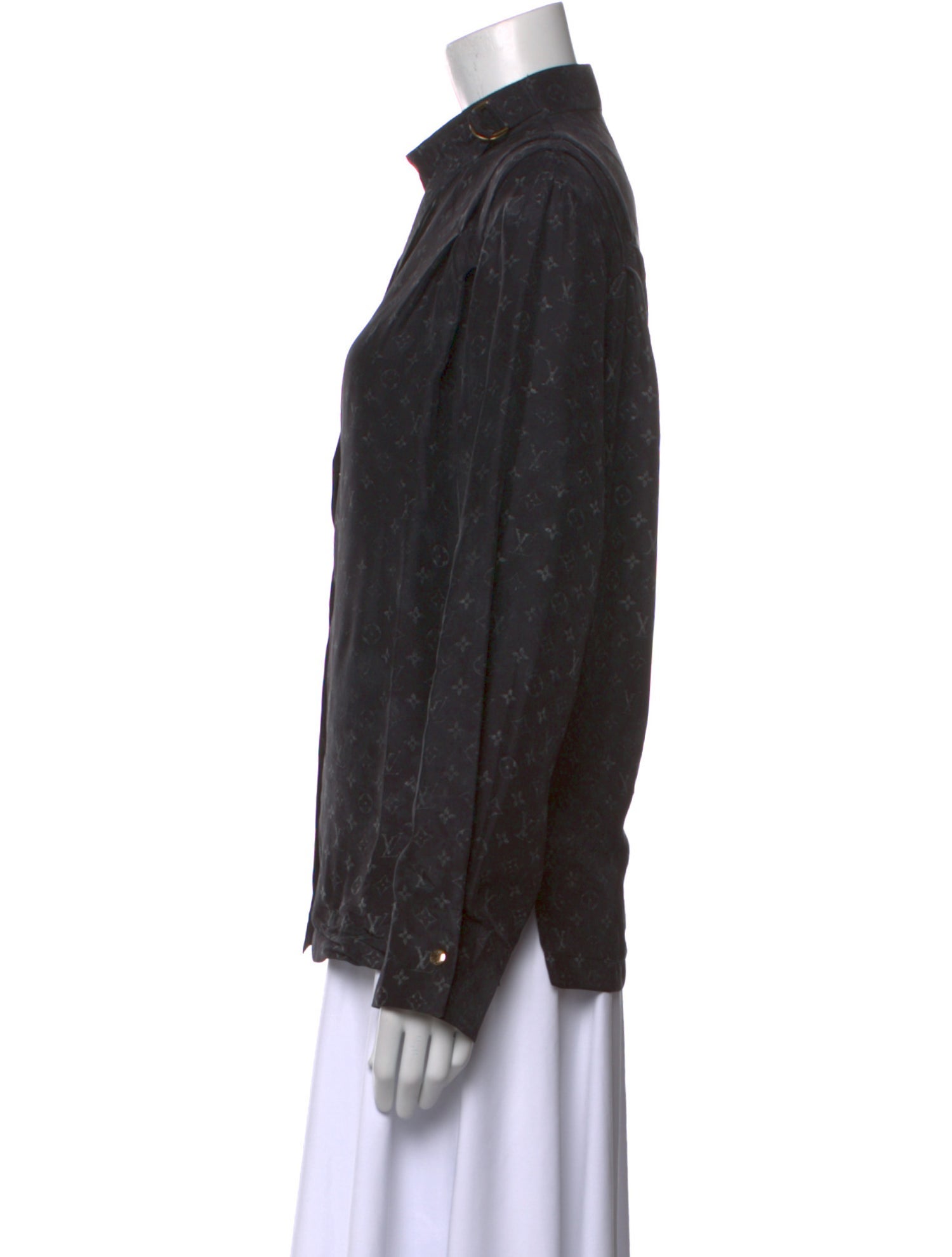 Louis Vuitton 2023 Silk Button-Up Top