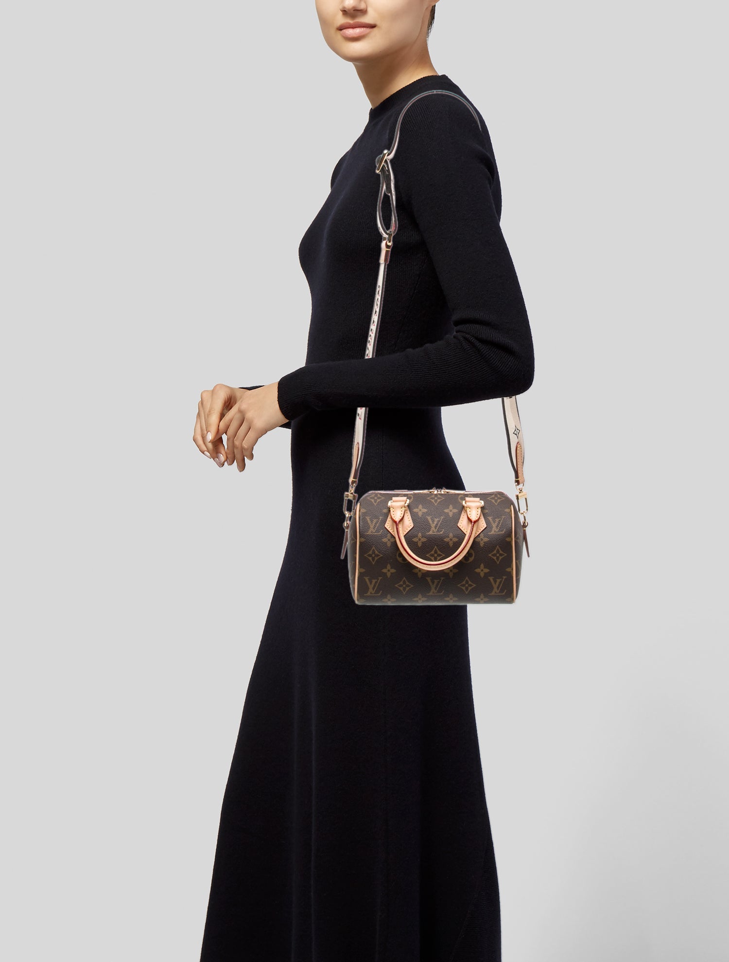 Louis Vuitton LV Monogram Speedy Bandouliere 20