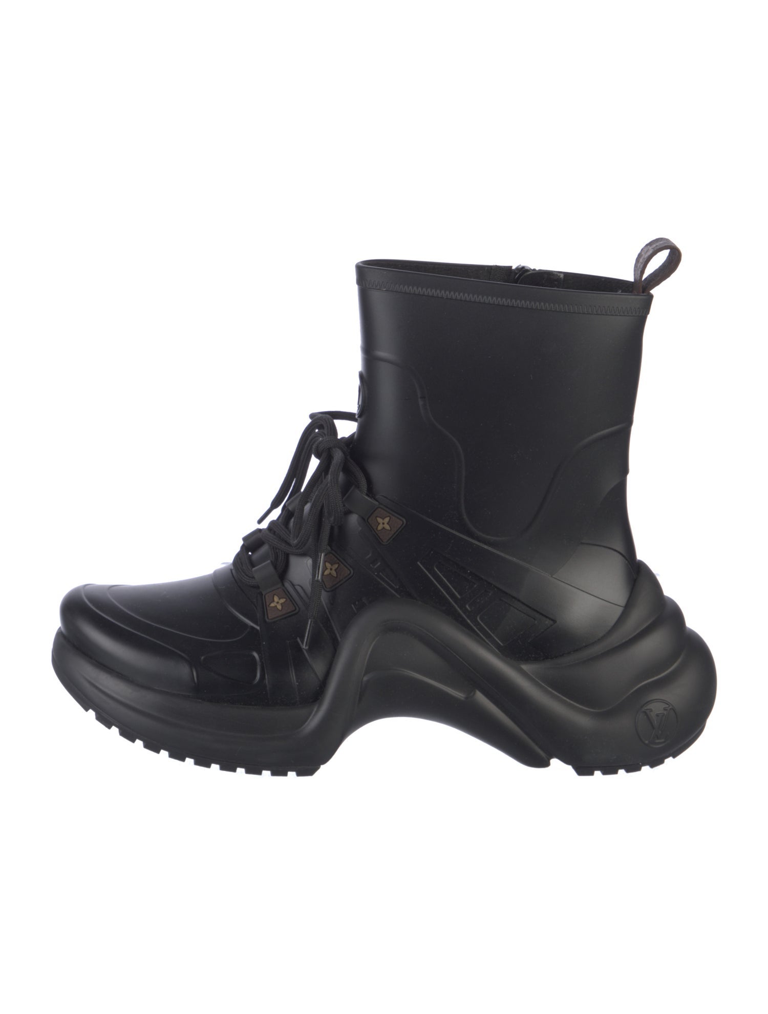 Louis Vuitton LV Monogram Rubber Rain Boots